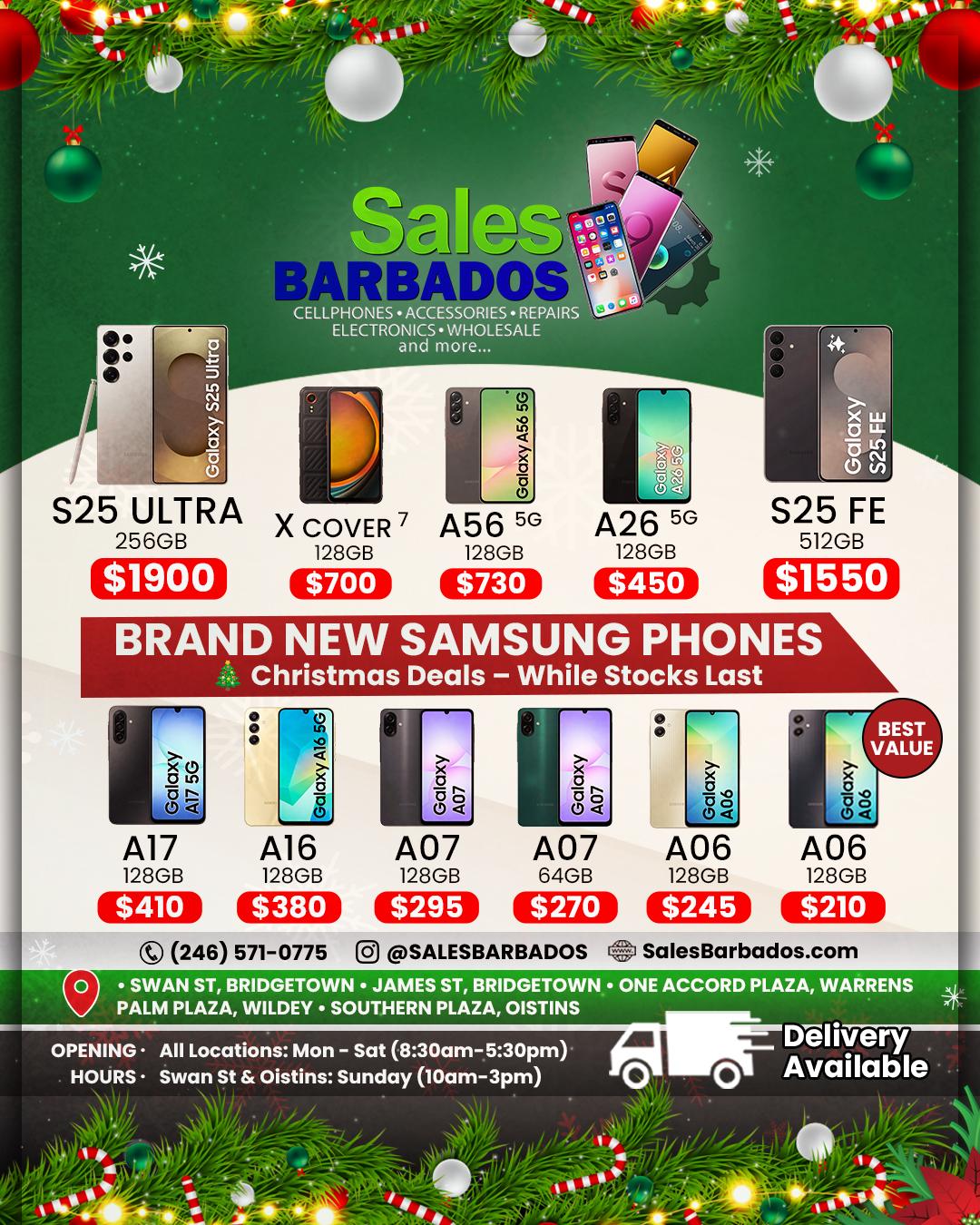 Sales Barbados — Samsung Christmas